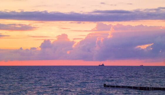 Sonnenuntergang an der Ostsee